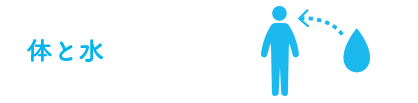 体と水
