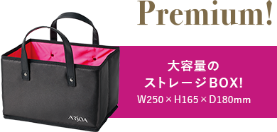 Premium! 大容量のストレージBOX W250×H165×D180mm